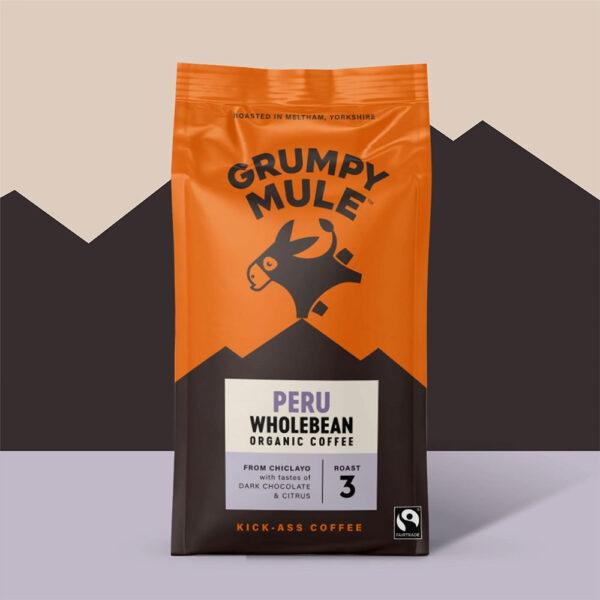 Grumpy Mule Organic Peru Whole Bean