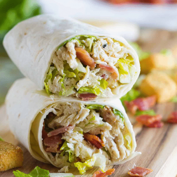 Chicken Bacon Caesar Wrap