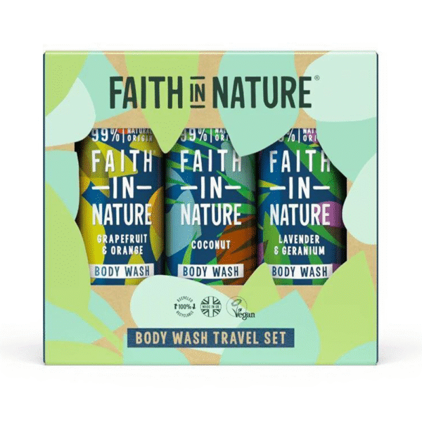 Faith in Nature Grapefruit & Orange Travel Set 3x100ml