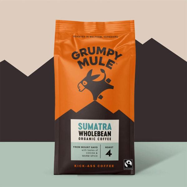 Grumpy Mule Organic Sumatra Whole Beans