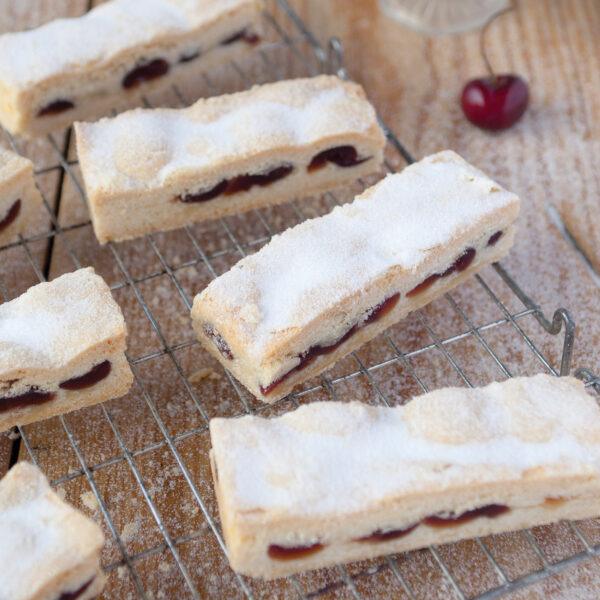 Peck and Strong Cherry Shortbread
