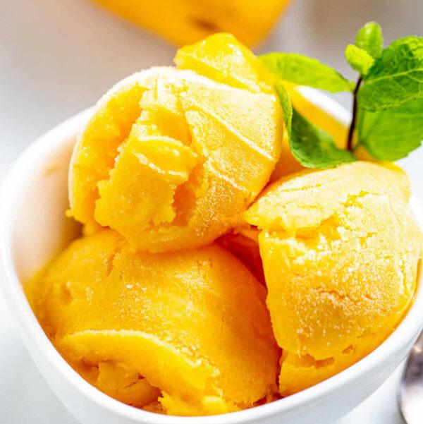 Baboo Mango Sorbet Mini Tub