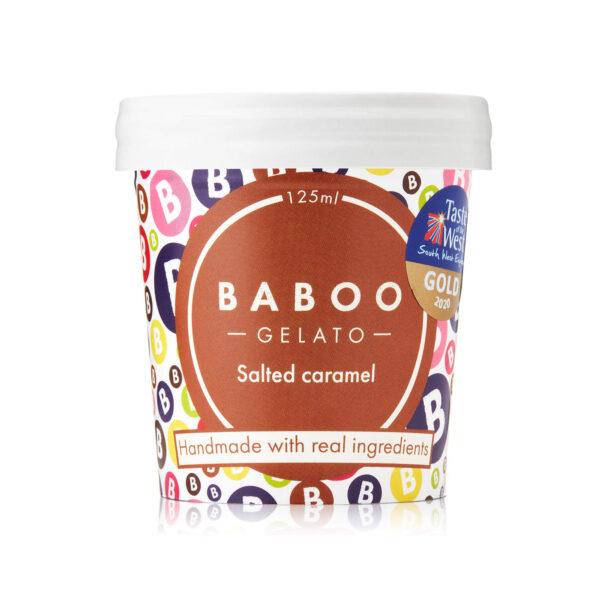 Baboo Salted Caramel Gelato Mini Tub