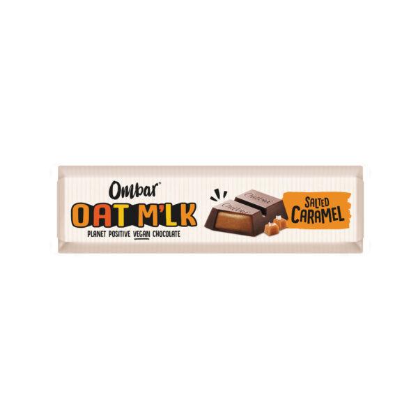 Ombar Organic Oat M'lk Salted Caramel Filled Chocolate Bar