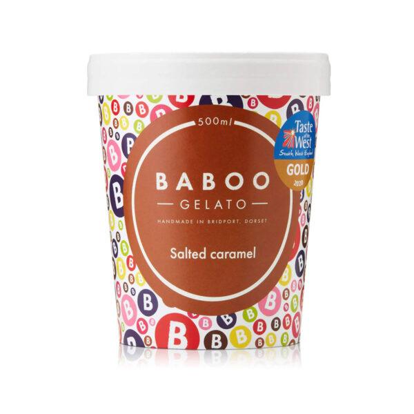 Baboo Salted Caramel Gelato 500ml
