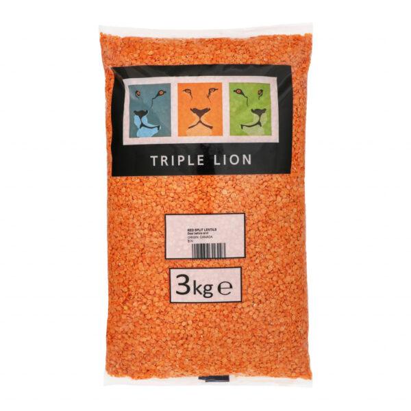 Triple Lion Split Red Lentils