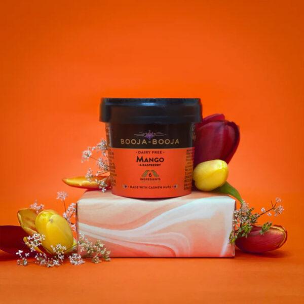 Booja Organic Raspberry Mango Ice Cream