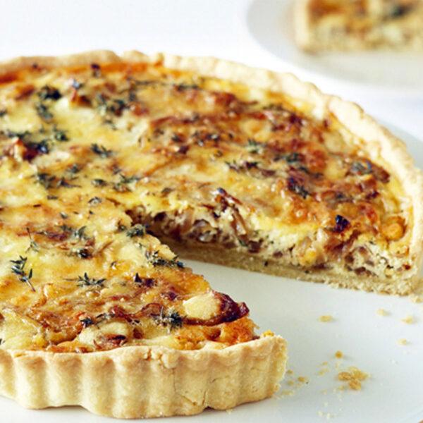 Coopers Cheddar & Balsamic Onion Quiche