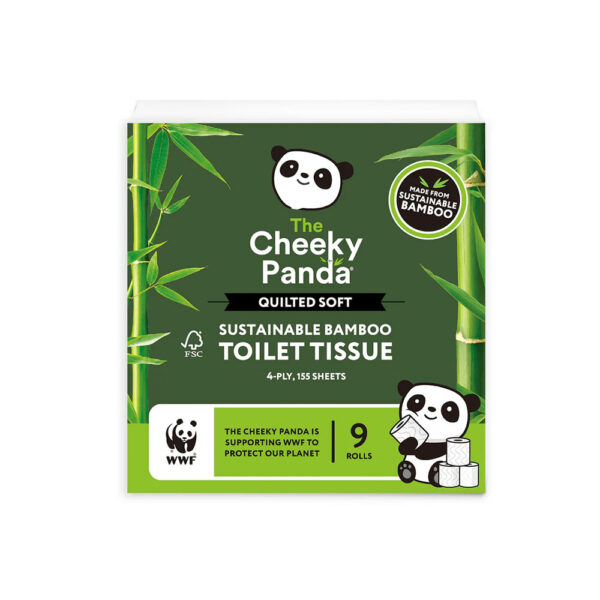Cheeky Panda Luxury Quilted Bamboo Toilet Tissue