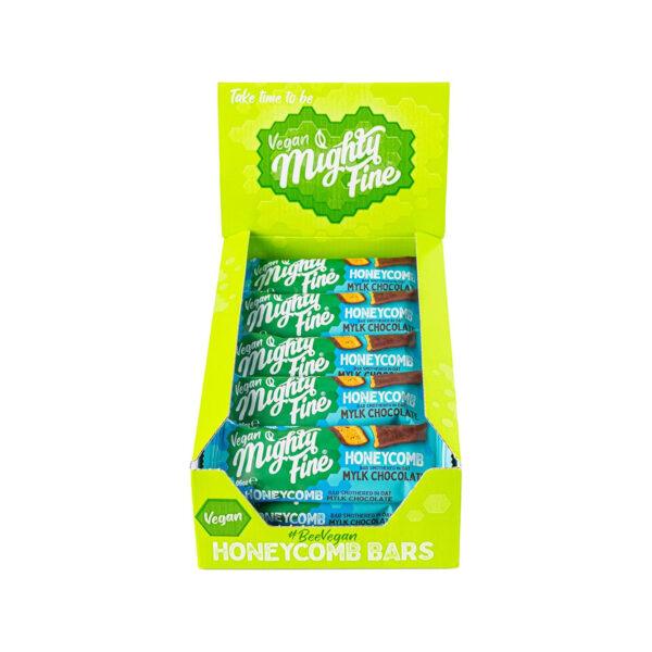 Mighty Fine Vegan Milk Chocolate Honeycomb Bar