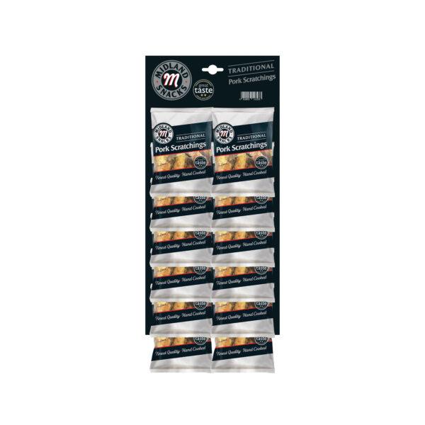 Midland Snacks Pork Scratchings Card