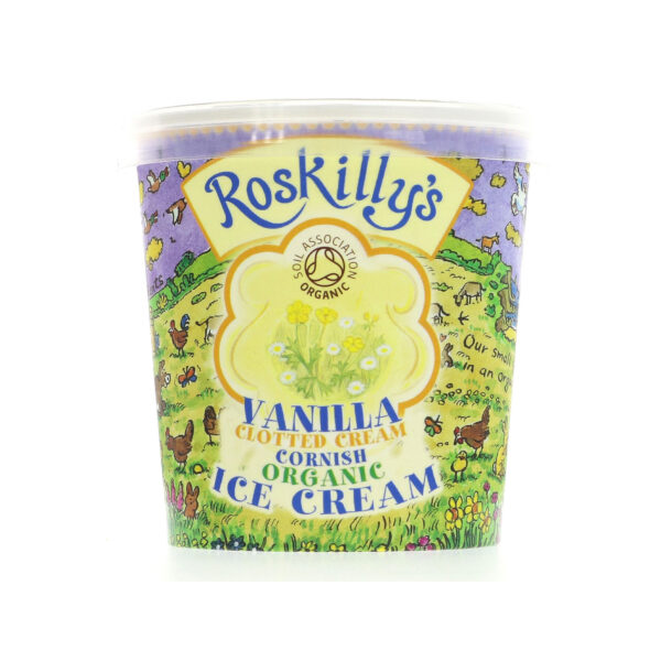 Roskillys Organic 120ml Clotted Cream Vanilla