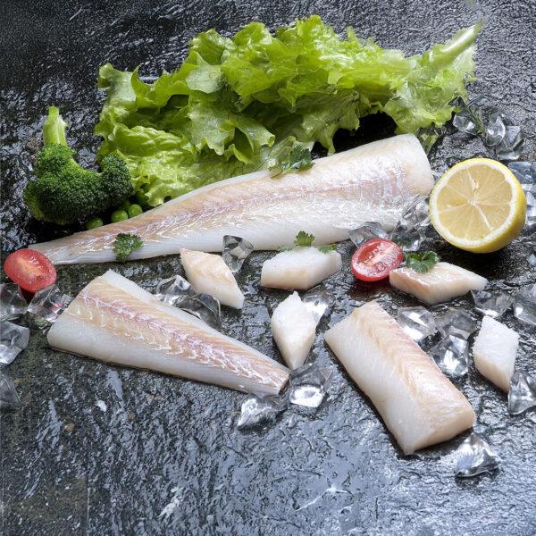 Cod Tail Cut Fillets Skinless & Boneless 136-160g