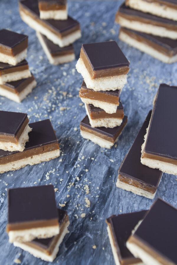 Peck and Strong Chocolate Caramel Shortbread