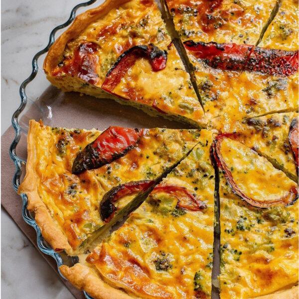 Coopers Broccoli & Red Pepper Quiche