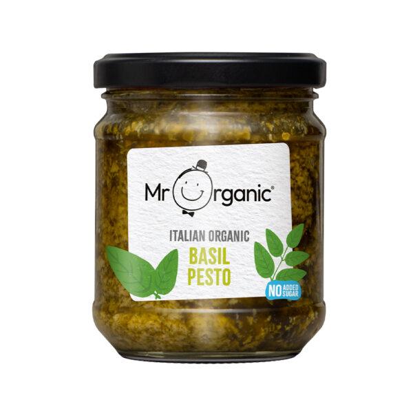 Mr Organic No Added Sugar Basil Pesto