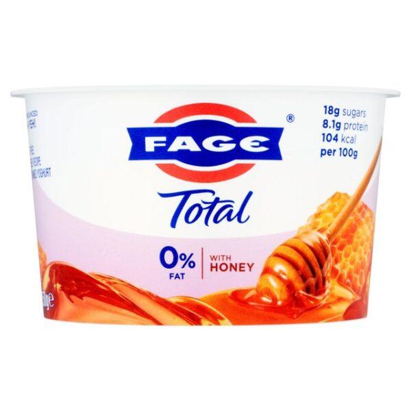FAGE Total 0% Honey Yogurts