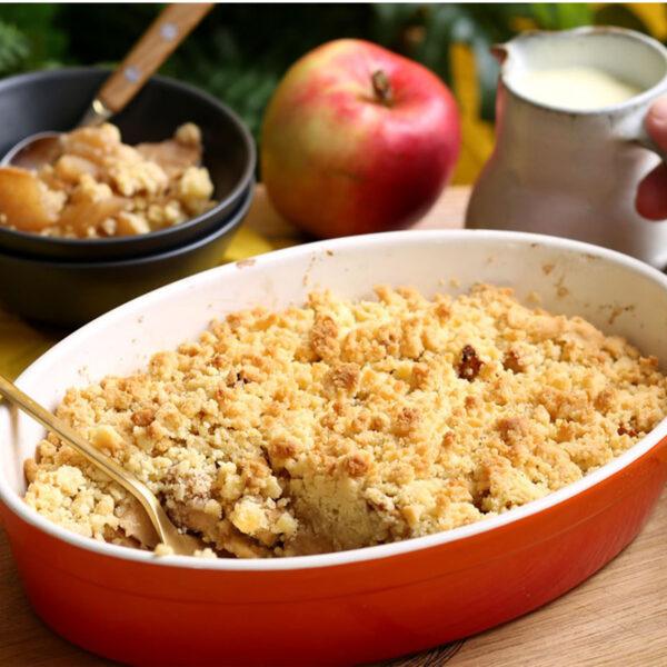 Apple Crumble Serves 2