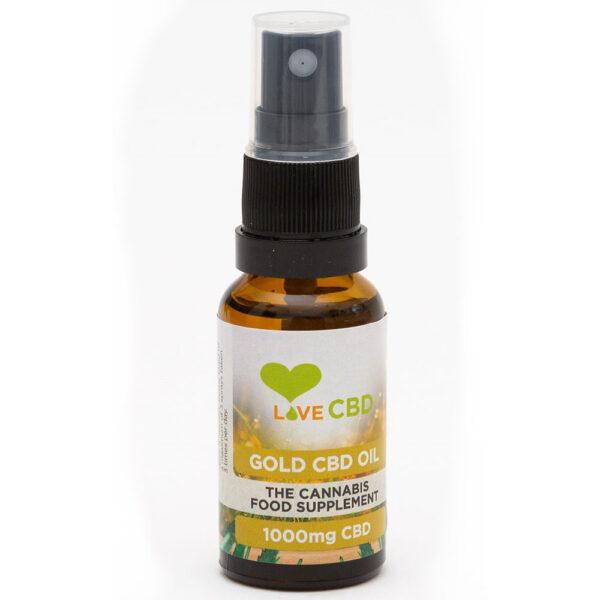 Love CBD 1000mg Gold Oil