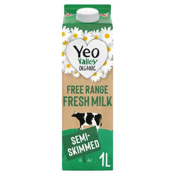 Yeo Valley Organic Semi Skimmed Milk