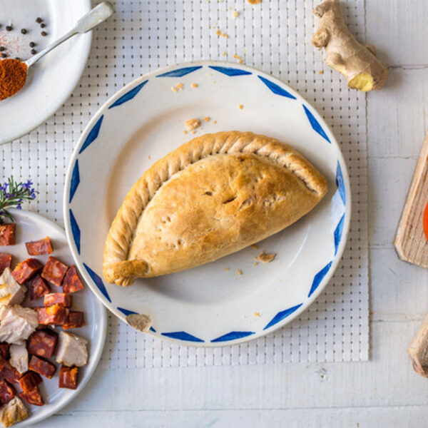 Cornish Premier Chicken,Chorizo & Bacon Pasty