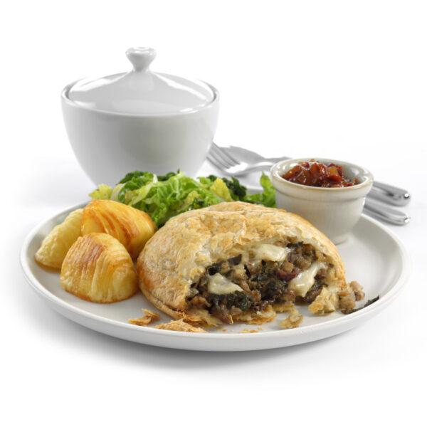 KK Mushroom, Brie and Cranberry Wellington