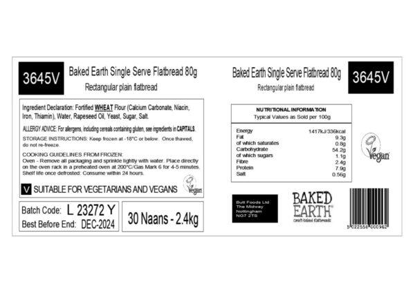 Baked Earth Single Serve Flatbread