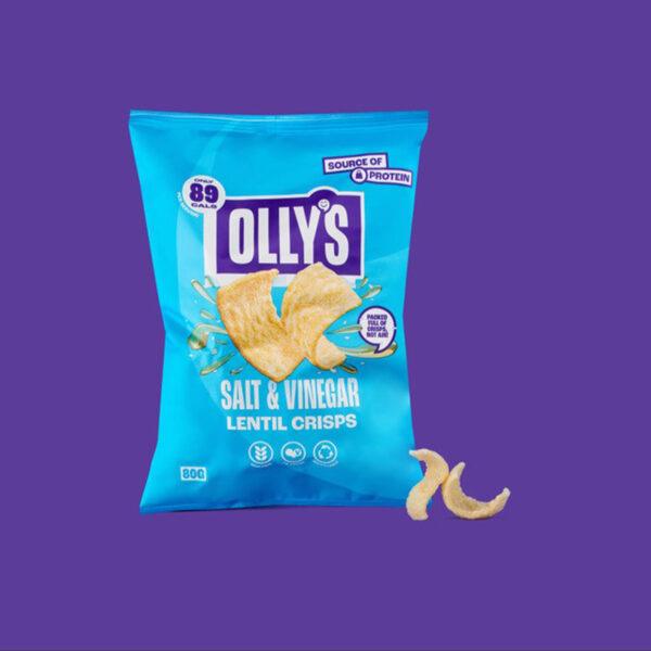 Ollys Lentil Crisps Salt & Vinegar