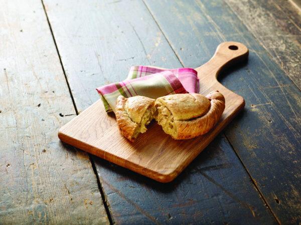 Proper Cornish Chicken, Bacon and Leek Pasty