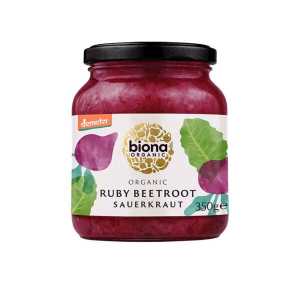 Biona Organic Ruby Red Sauerkraut Demeter