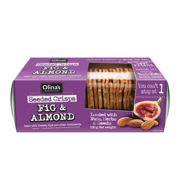 Olinas Seeded Toasts Fig and Almond