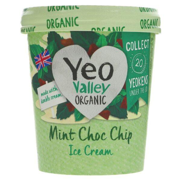 Yeo Valley Organic Mint Choc Chip Ice Cream