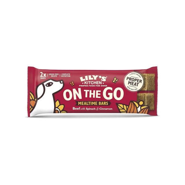BTO Lilys Kitchen Beef On the Go Bars for Dogs 2pk