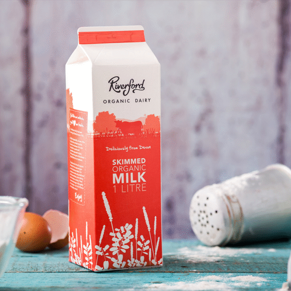 Riverford Dairy Organic Skimmed Milk