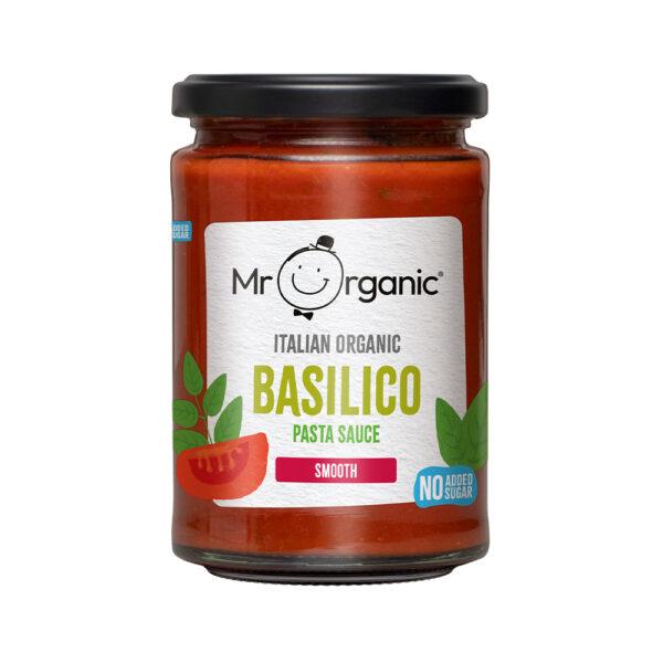 Mr Organic Smooth Basilico Pasta Sauce