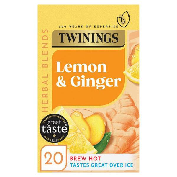 Twinings Lemon & Ginger Teabags