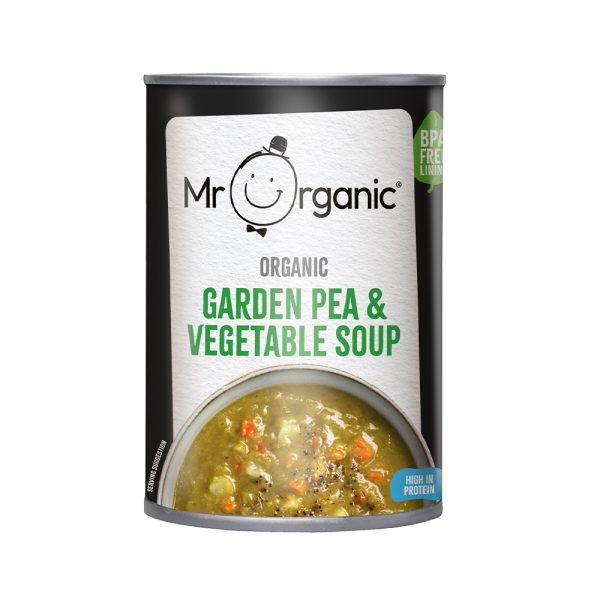 Mr Organic Garden Pea and Vegetable Soup