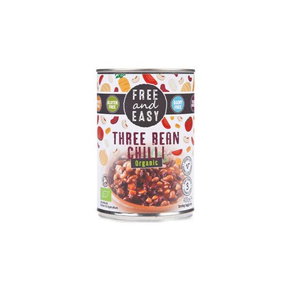 Free Organic Three Bean Chilli