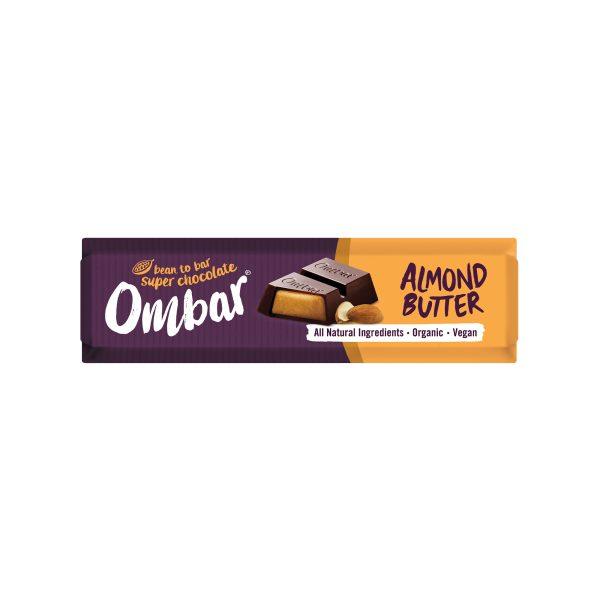 Ombar Organic Almond Butter Filled Chocolate Bar