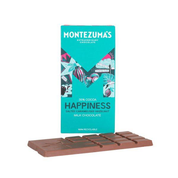 Montezumas Happiness Milk Choc Salted Caramalised Hazelnuts
