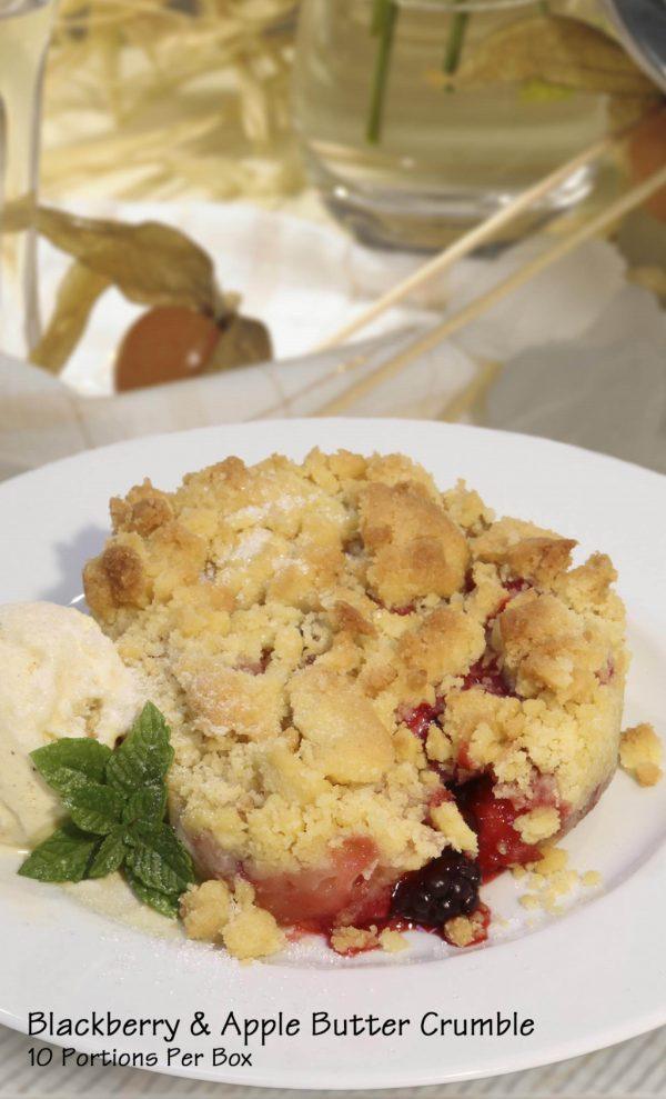 Vanier Blackberry & Apple Crumble