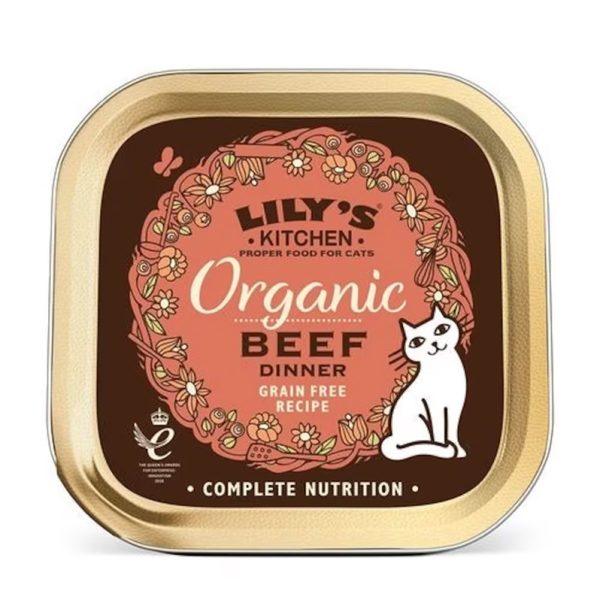 Lilys Cats Organic Beef Tray