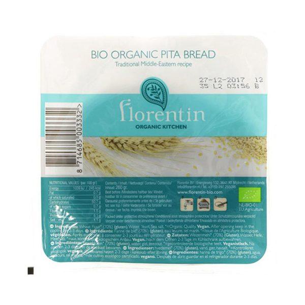 Florentin Organic White Pitta Bread