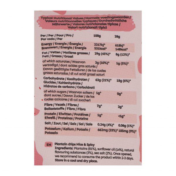 Purely Plantain Crisps Nice & Spicy