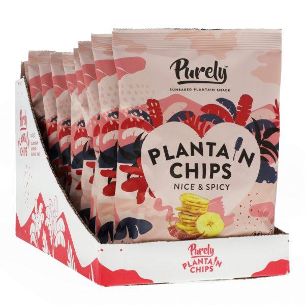 Purely Plantain Crisps Nice & Spicy - Image 2