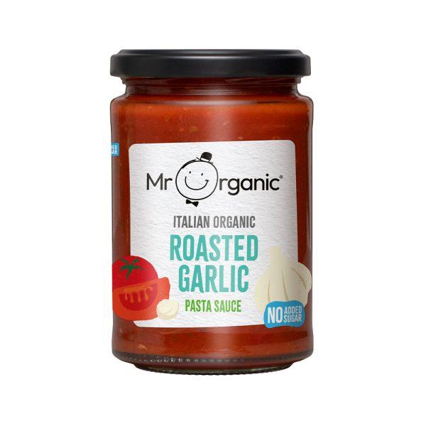 Mr Organic No Added Sugar Roasted Garlic Pasta Sauce