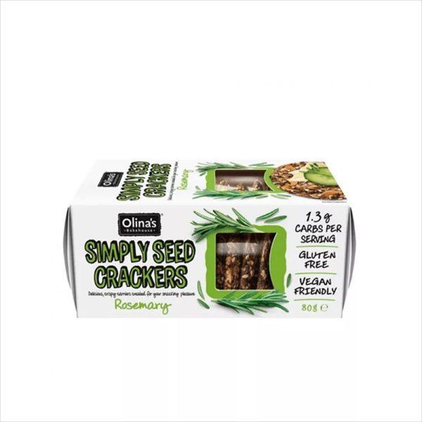 Olinas Simply Seed Crackers Rosemary