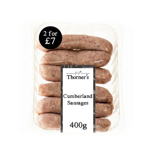 Cumberland Sausages 2 for £7