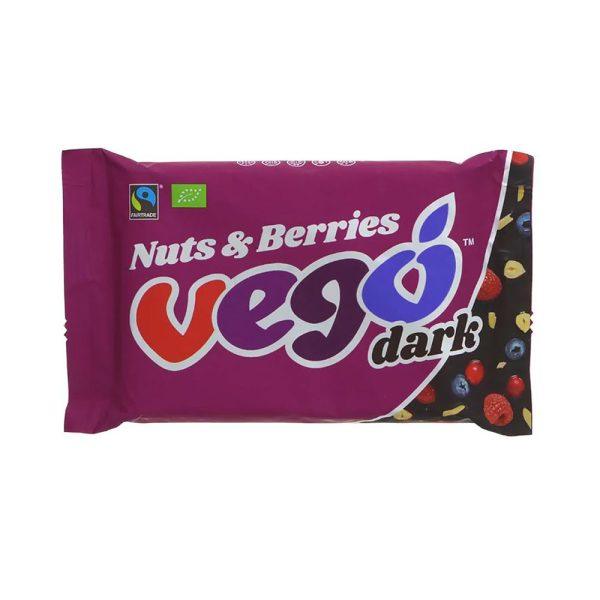 Vego Organic Dark Chocolate with Nuts and Berries