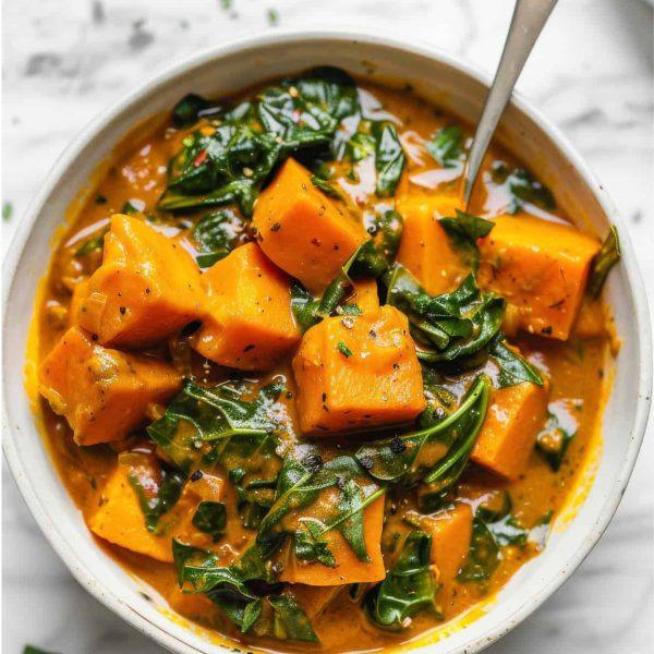Butternut, Sweet Potato & Spinach Curry S2